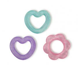 BRIGHT STARTS Hryzačka plnená vodou PiP - 3 tvary, 3m+