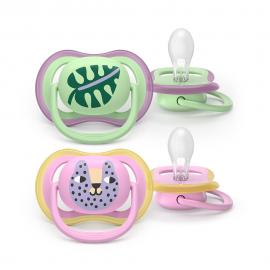 Philips AVENT Cumlík Ultra air ružová/zelená 6-18m obrázok dievča 2ks