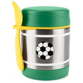 SKIP HOP Spark Style Termoska na jedlo s lyžičkou/vidličkou Futbal 325 ml, 3r+
