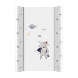 CEBA BABY Podložka prebaľovacia 2-hranná s pevnou doskou (50x70) Ultra Light Cosmic Mouse