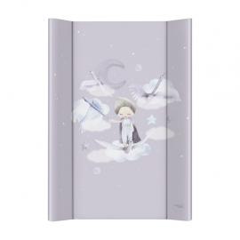 CEBA BABY Podložka prebaľovacia 2-hranná s pevnou doskou (50x70) Basic Wild Swans