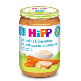 HiPP Prikrm BIO Ryža s mrkvou a morčacím mäsom