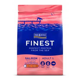 FISH4DOGS Granule veľké pre dospelých psov Finest losos so zemiakmi 1,5kg, 1+