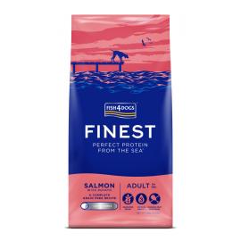 FISH4DOGS Granule veľké pre dospelých psov Finest losos so zemiakmi 6kg, 1+
