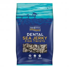FISH4DOGS Maškrty pre psov DENTAK SEA morská ryba - závitky 500g