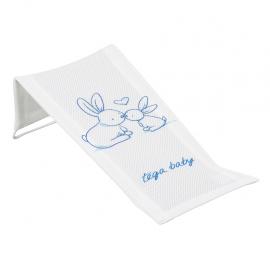 TEGA BABY Lehátko do vane látkové Little Bunnies - white