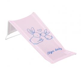 TEGA BABY Lehátko do vane látkové Little Bunnies - pink