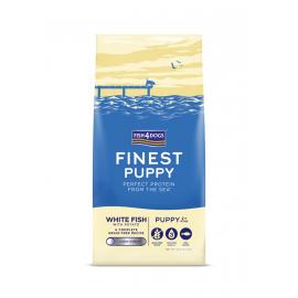 FISH4DOGS Granule veľké pre šteniatka Finest biela ryba so zemiakmi 6kg, 2m+