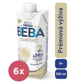 6x BEBA COMFORT HM-O 2 Mlieko pokračovacie tekuté, 500 ml