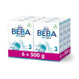 6x BEBA OPTIPRO® 3 Mlieko batoľacie, 500 g​