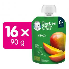 16x GERBER Organic Kapsička mango 90 g​