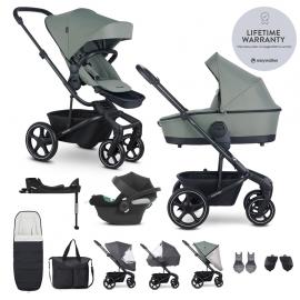 EASYWALKER SET Kočík 4v1 Harvey⁵ Agave Green XXL RWS + CYBEX Aton B2 i-Size + základňa