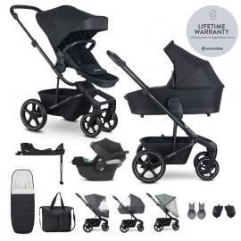 EASYWALKER SET Kočík 4v1 Harvey⁵ Midnight Black XXL RWS + CYBEX Aton B2 i-Size