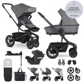 EASYWALKER SET Kočík 4v1 Harvey⁵ Pebble Grey XXL AIR + CYBEX Aton B2 i-Size