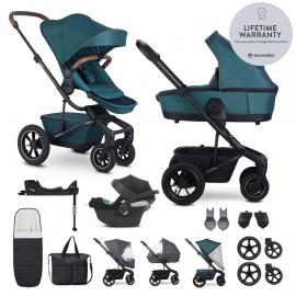 EASYWALKER SET Kočík 4v1 Harvey⁵ Premium Jade Green XXL AIR + CYBEX Aton B2 i-Size