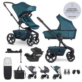 EASYWALKER SET Kočík 4v1 Harvey⁵ Premium Jade Green XXL RWS + CYBEX Aton B2 i-Size
