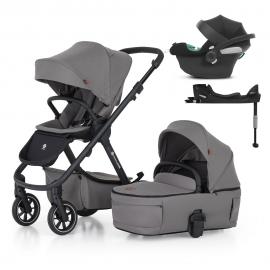 PETITE&MARS SET Kočík 4v1 ICON Dove Grey LITE RWS + CBX By CYBEX Aton B2 i-Size