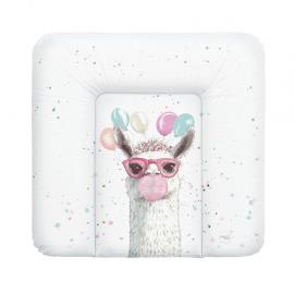 CEBA BABY Podložka prebaľovacia mäkká (75x72) Basic Crazy Lama