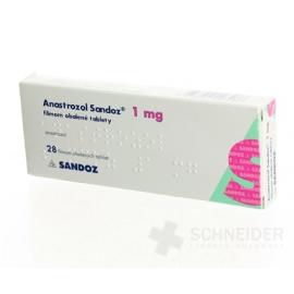 Anastrozol Sandoz 1 mg filmom obalené tablety