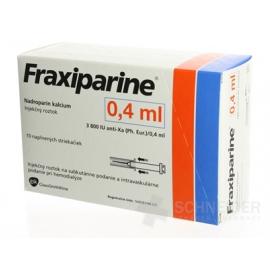 Fraxiparine 3 800 IU (anti Xa)/0,4 ml