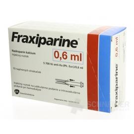 Fraxiparine 5 700 IU (anti Xa)/0,6 ml