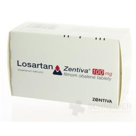 Losartan Zentiva 100 mg filmom obalené tablety