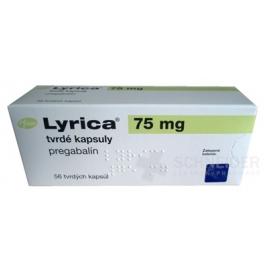 Lyrica 75 mg tvrdé kapsuly