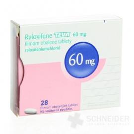 Raloxifene Teva 60 mg filmom obalené tablety