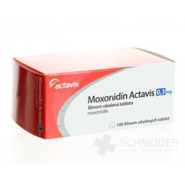 Moxonidin Actavis 0,3 mg filmom obalená tableta