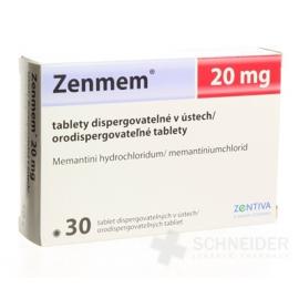 Zenmem 20 mg orodispergovateľné tablety