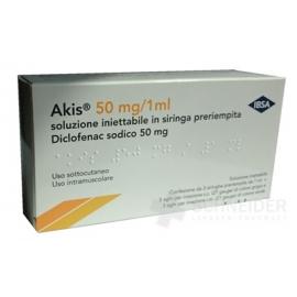 AKIS 50 mg/ml injekčný roztok v napl.inj. str.