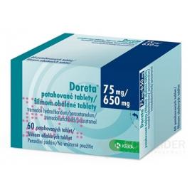 Doreta 75 mg/650 mg filmom obalené tablety