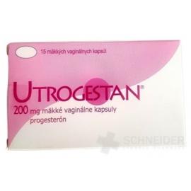UTROGESTAN 200 mg mäkké vaginálne kapsuly