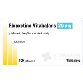 Fluoxetine Vitabalans 20 mg filmom obalené tablety