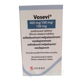 Vosevi 400 mg/100 mg/100 mg filmom obalené tablety