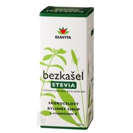 BEZKAŠEL stevia - SKOROCELOVÝ BYLINNÝ SIRUP
