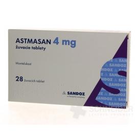 ASTMASAN 4 mg žuvacie tablety
