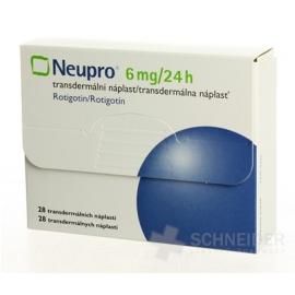 Neupro 6 mg/24 h transdermálna náplasť