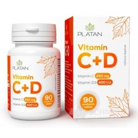 PLATAN Vitamín C + D