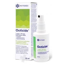 Octicide 1 mg/g + 20 mg/g dermálny roztokový sprej