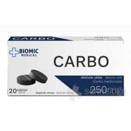 BIOMIC CARBO Aktívne uhlie 250 mg