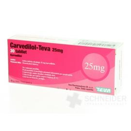 Carvedilol-Teva 25 mg