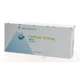 CERTICAN 0,75 mg tablety