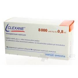 CLEXANE 8000 IU (80 mg)/0,8 ml