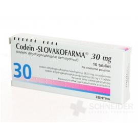 Codein-SLOVAKOFARMA 30 mg