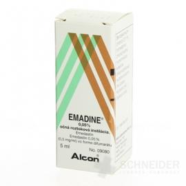 EMADINE 0,5 mg/ml Očná Roztoková instilácia
