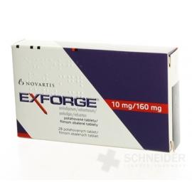 Exforge 10 mg/160 mg filmom obalené tablety