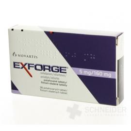 Exforge 5 mg/160 mg filmom obalené tablety