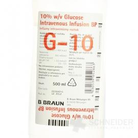 Glukóza B. Braun 10 % infúzny roztok
