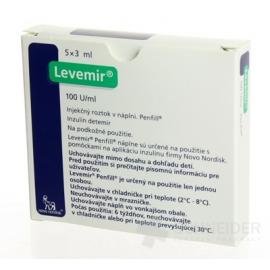 Levemir Penfill 100 jednotiek/ml